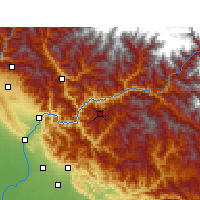Nearby Forecast Locations - Pauri - Map