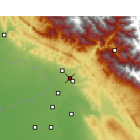 Nearby Forecast Locations - Sujanpur - Map