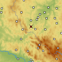 Nearby Forecast Locations - Domažlice - Map