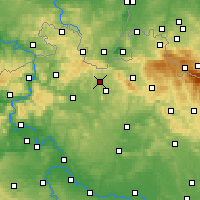 Nearby Forecast Locations - Jablonné v Podještědí - Map
