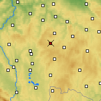 Nearby Forecast Locations - Pacov - Map