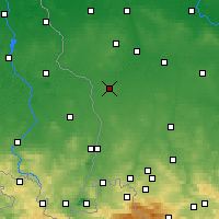 Nearby Forecast Locations - Gozdnica - Map
