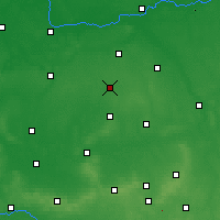 Nearby Forecast Locations - Koźmin Wielkopolski - Map