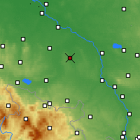 Nearby Forecast Locations - Niemodlin - Map