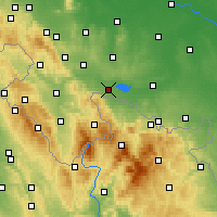 Nearby Forecast Locations - Paczków - Map