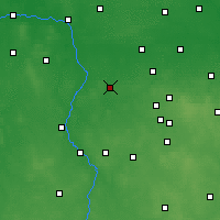 Nearby Forecast Locations - Poddębice - Map