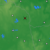 Nearby Forecast Locations - Sejny - Map