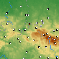 Nearby Forecast Locations - Zawidów - Map