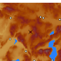 Nearby Forecast Locations - Sandıklı - Map