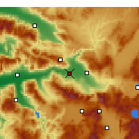 Nearby Forecast Locations - Sarayköy - Map