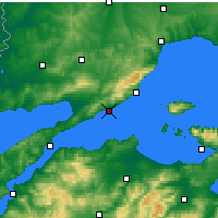 Nearby Forecast Locations - Şarköy - Map