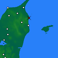 Nearby Forecast Locations - Frederikshavn - Map