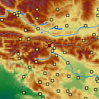 Nearby Forecast Locations - Jesenice - Map