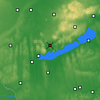 Nearby Forecast Locations - Tapolca - Map