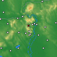 Nearby Forecast Locations - Pilisvörösvár - Map