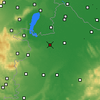 Nearby Forecast Locations - Kapuvár - Map