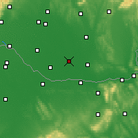 Nearby Forecast Locations - Kolárovo - Map