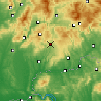 Nearby Forecast Locations - Krupina - Map