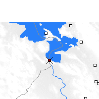 Nearby Forecast Locations - Desaguadero - Map