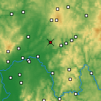Nearby Forecast Locations - Büdingen - Map