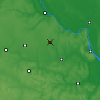 Nearby Forecast Locations - Kaharlyk - Map