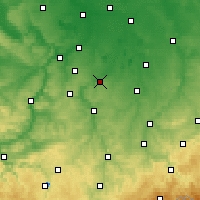 Nearby Forecast Locations - Zeitz - Map