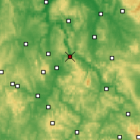Nearby Forecast Locations - Hann. Münden - Map