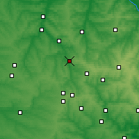 Nearby Forecast Locations - Toretsk - Map