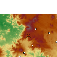 Nearby Forecast Locations - Dschang - Map