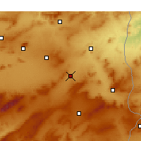 Nearby Forecast Locations - Meskiana - Map