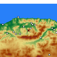 Nearby Forecast Locations - Larbaâ Nath Irathen - Map