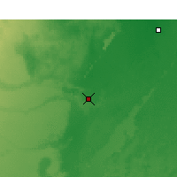 Nearby Forecast Locations - El Hadjira - Map