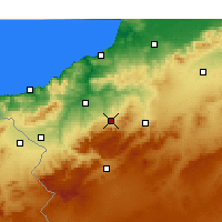 Nearby Forecast Locations - Chetouane - Map