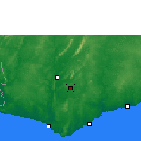 Nearby Forecast Locations - Tarkwa - Map