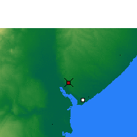 Nearby Forecast Locations - Dondo - Map