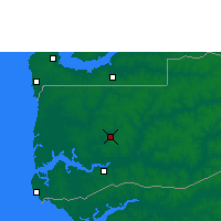 Nearby Forecast Locations - Bignona - Map