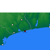 Nearby Forecast Locations - Aného - Map