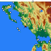 Nearby Forecast Locations - Parga - Map