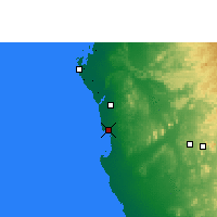Nearby Forecast Locations - Jeddah - Map