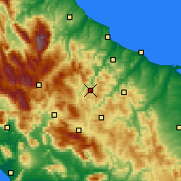 Nearby Forecast Locations - Trivento - Map