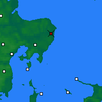 Nearby Forecast Locations - Grenaa - Map