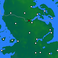 Nearby Forecast Locations - Padborg - Map