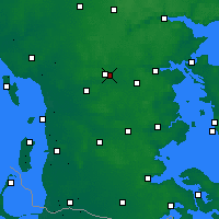 Nearby Forecast Locations - Vejen - Map