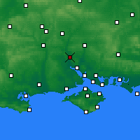 Nearby Forecast Locations - Romsey - Map