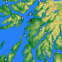 Nearby Forecast Locations - Oban - Map