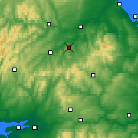 Nearby Forecast Locations - Jedburgh - Map