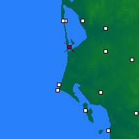 Nearby Forecast Locations - Bork Havn - Map