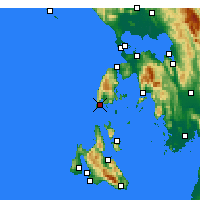 Nearby Forecast Locations - Levkada - Map