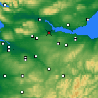Nearby Forecast Locations - Falkirk - Map