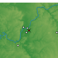Nearby Forecast Locations - Seneca Gardens - Map